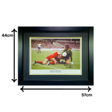 1977 FA Charity Shield Print Signed by Alex Stepney (L)