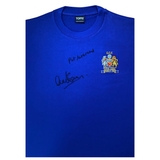 1968 European Cup Final Shirt 2X Signed by Alex Stepney and Paddy Crerand