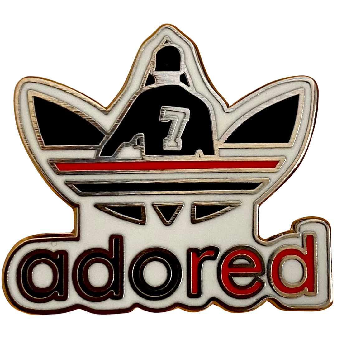 Eric Cantona Adored Badge
