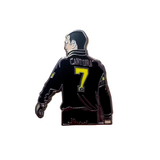 Eric Cantona Classic Pose (Black) 7 Badge