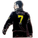 Eric Cantona Classic Pose (Black) 7 Badge