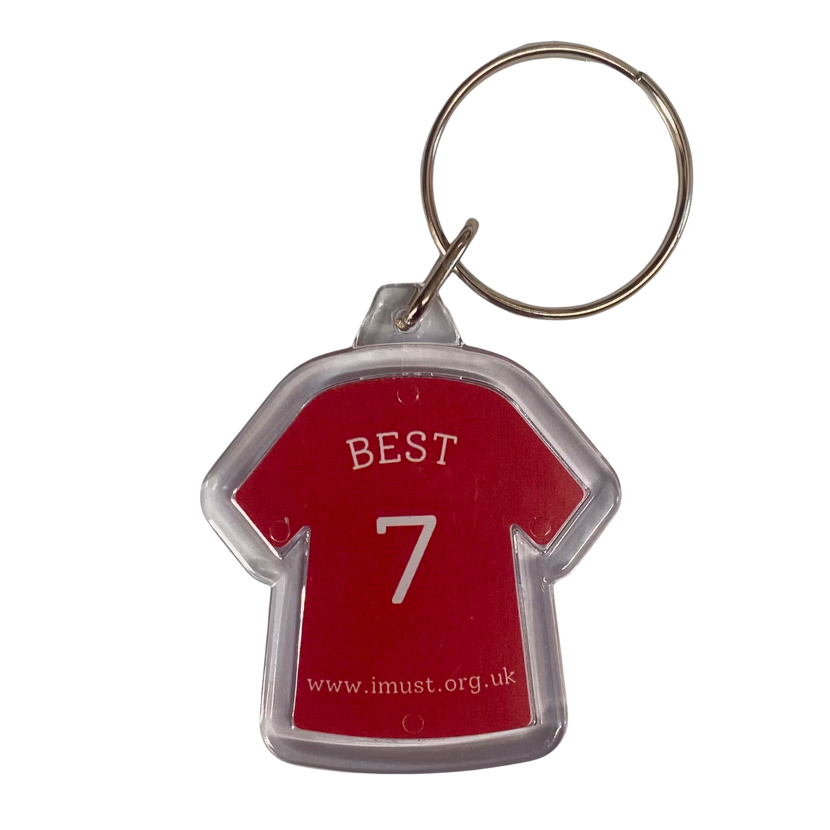 George Best Shirt Keyring