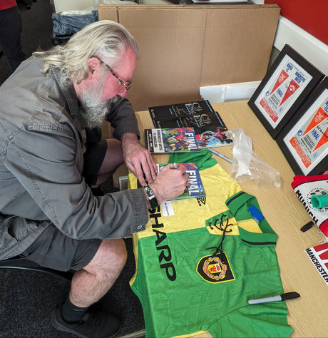 Brian McClair Signed 1992 Green & Gold Shirt