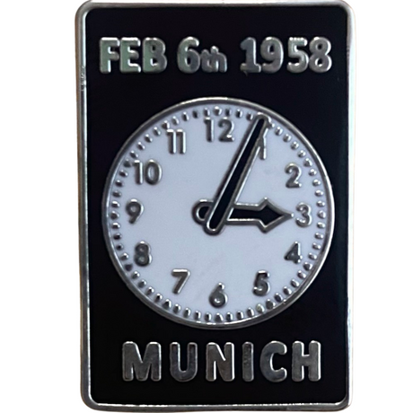 Munich Memorial Clock Badge (Black)
