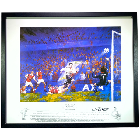 Ryan Giggs Signed "A Goal of Genius" Artwork Print (XL)