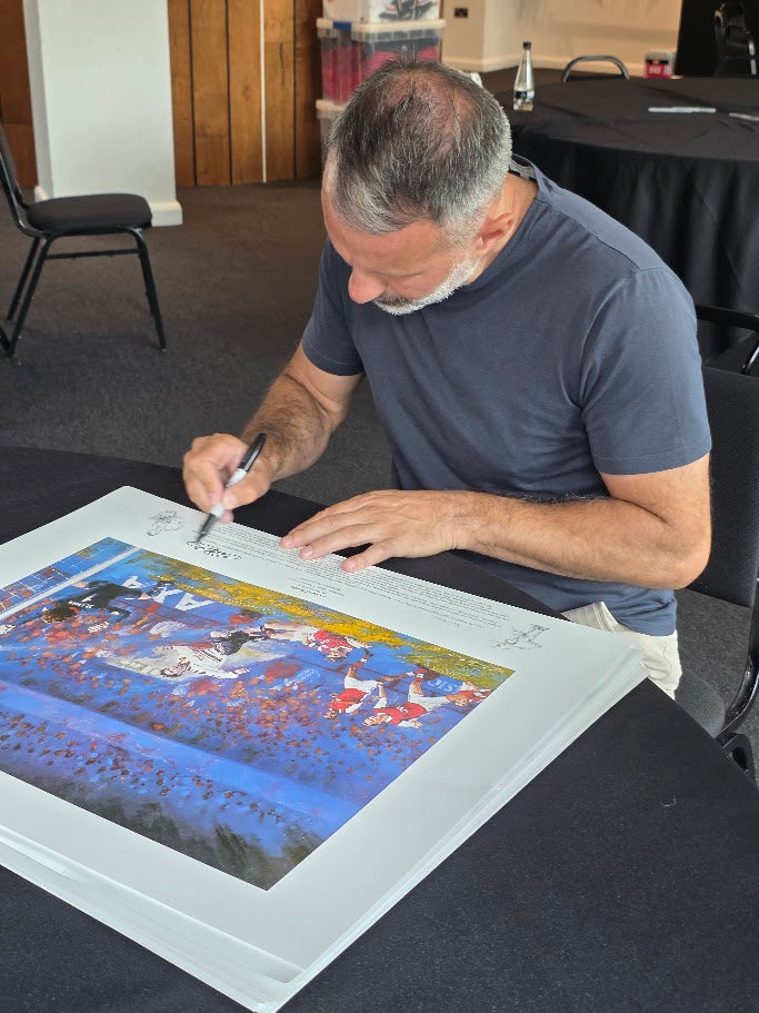 Ryan Giggs Signed "A Goal of Genius" Artwork Print (XL)