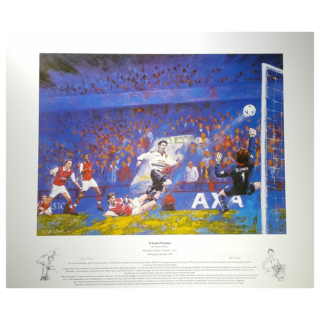 Ryan Giggs Artwork Print "The Goal of Genius" (XL)