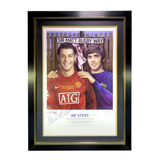 "68 Steps" Framed Artwork Print Signed by Cristiano Ronaldo (Frame XL)