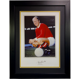 Sir Bobby Charlton Signed Photo Print - Manchester United Legend (L)