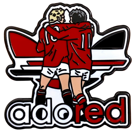 Denis Law & George Best Adored Badge