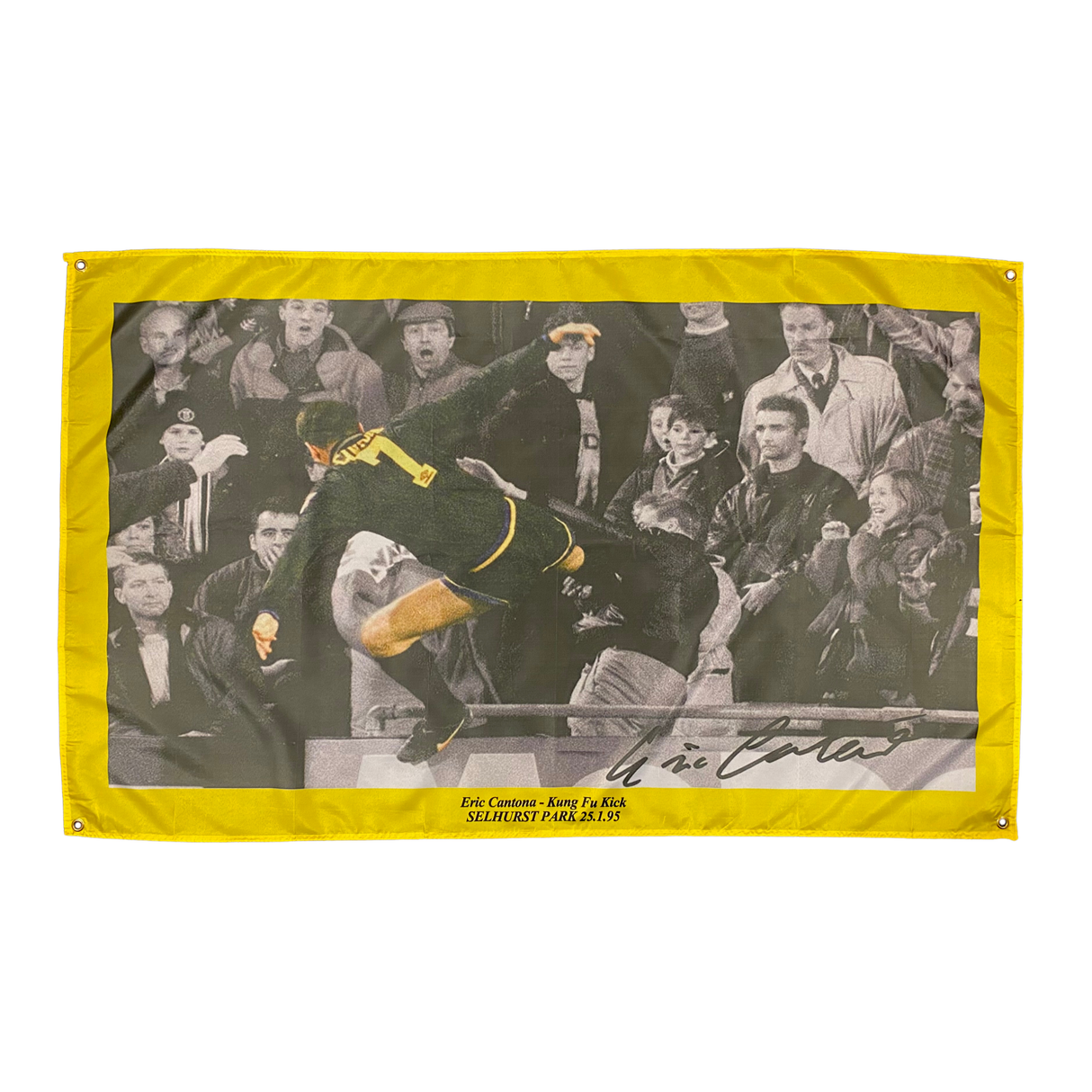 Eric Cantona "Kung-Fu Kick" Flag 5ft x 3ft (152 x 90cm)