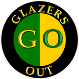 10 x Sticker "Glazers Out - GO"