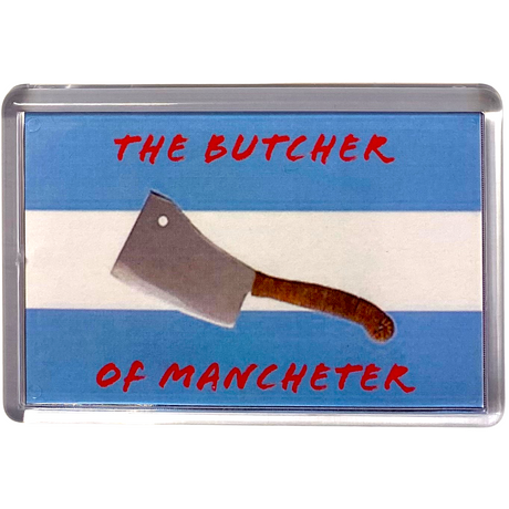The Butcher of Manchester Fridge Magnet