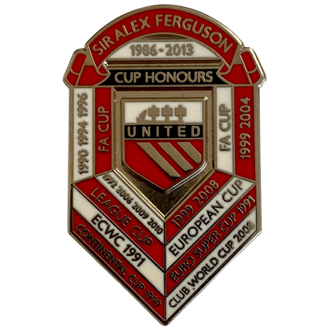 Sir Alex Ferguson Cup Honours Badge