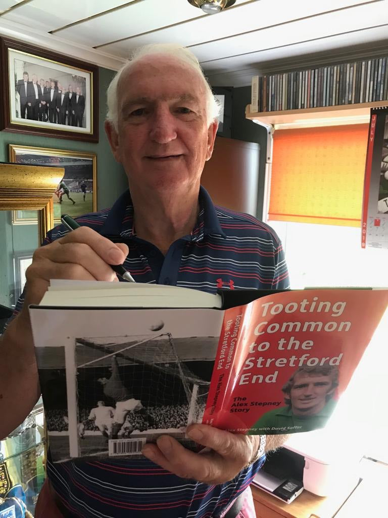 Tooting Common to the Stretford End - The Alex Stepney Story - signed book