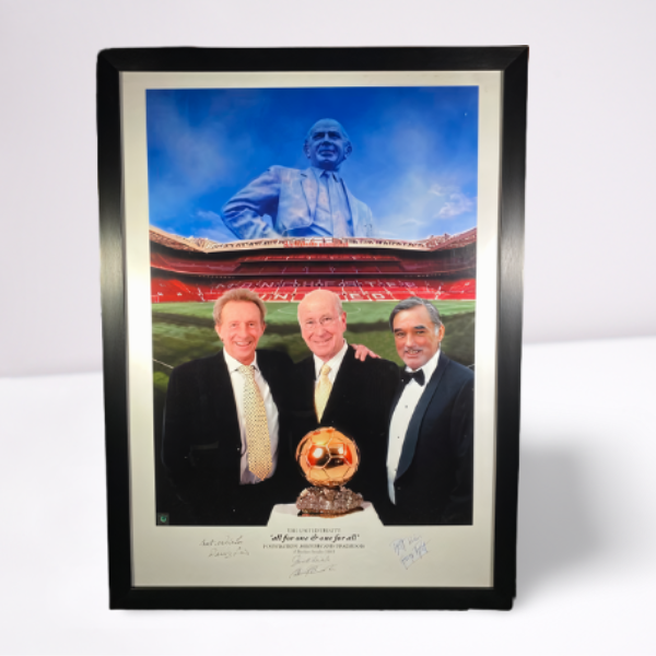 All For One & One For All' Print Signed by Law, Best & Charlton (Colour Version)