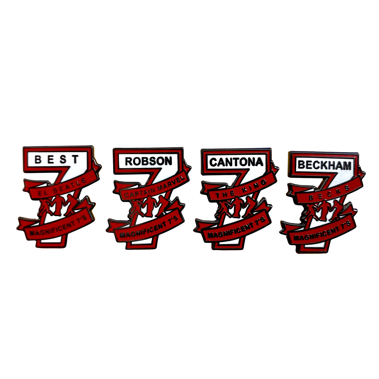 Manchester United Magnificent 7s Badge
