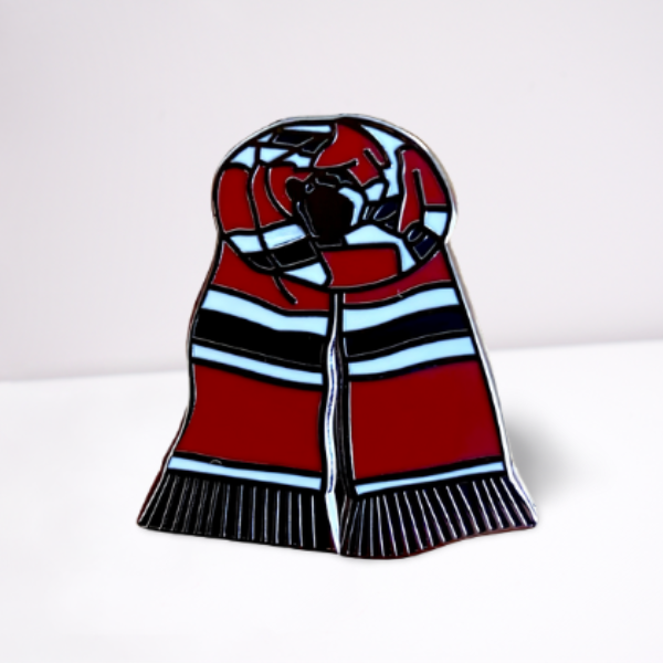 Bar Scarf-Red Badge