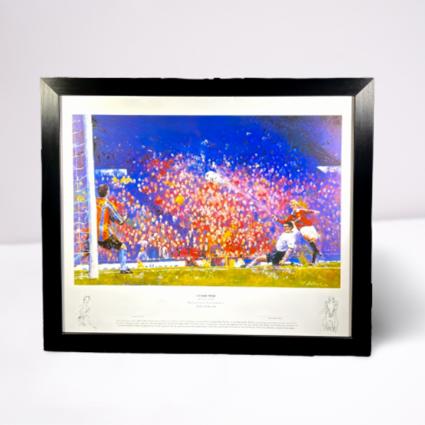 David Beckham 1999 "A Classic Strike" Artwork Print