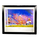 Sir David Beckham 1999 "A Classic Strike" Artwork Print (XL)