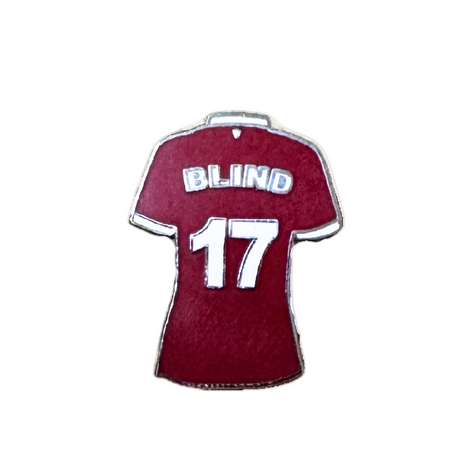 Red Retro Shirt Badge