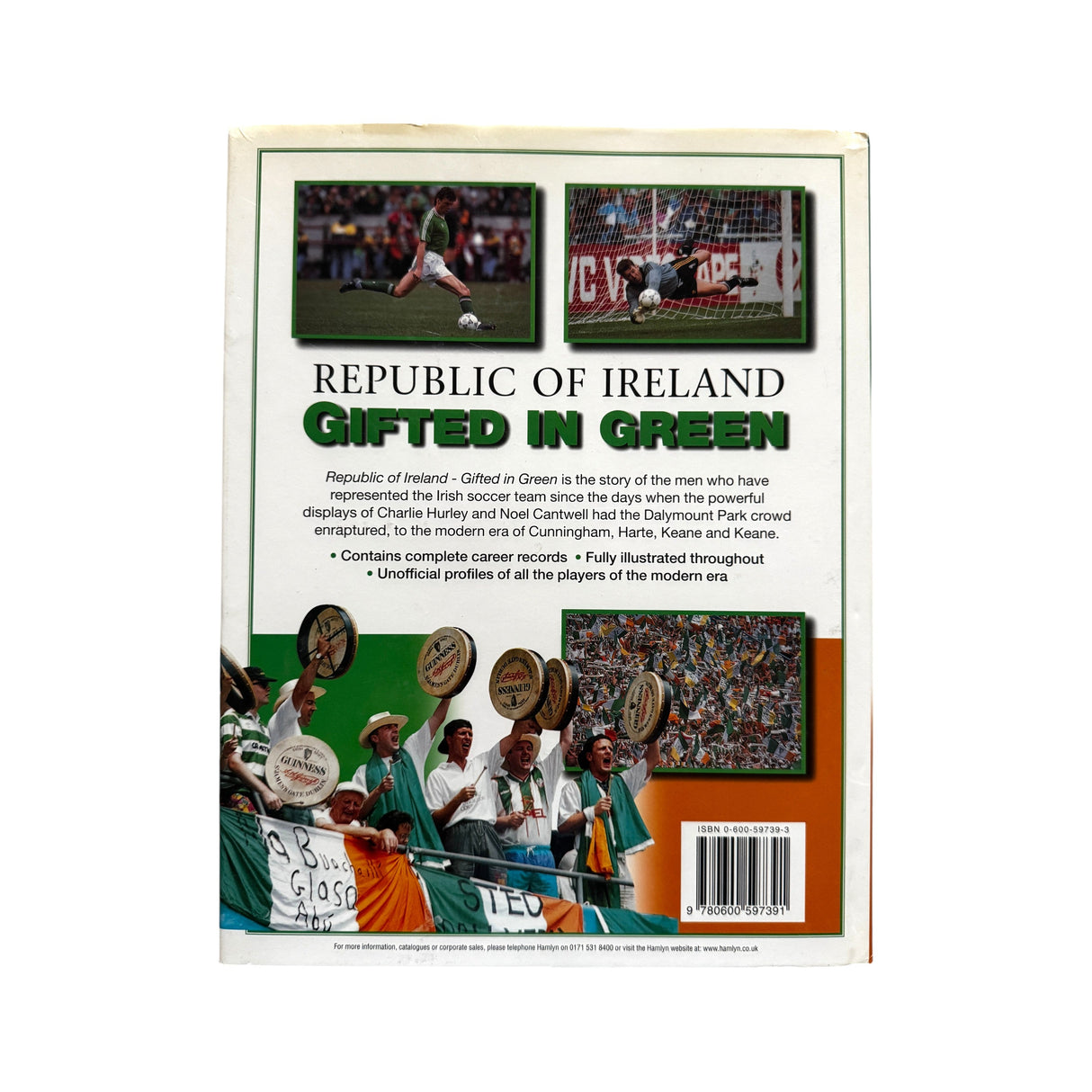 Republic of Ireland - Gifted in Green by Adam Ward [hardcover] (Good as new)