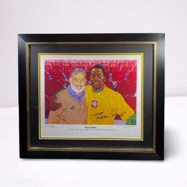Box Office' Print Signed by Pele