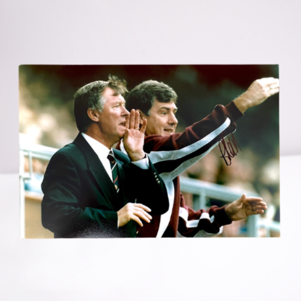 Brian Kidd Signed Photo with Sir Alex Ferguson