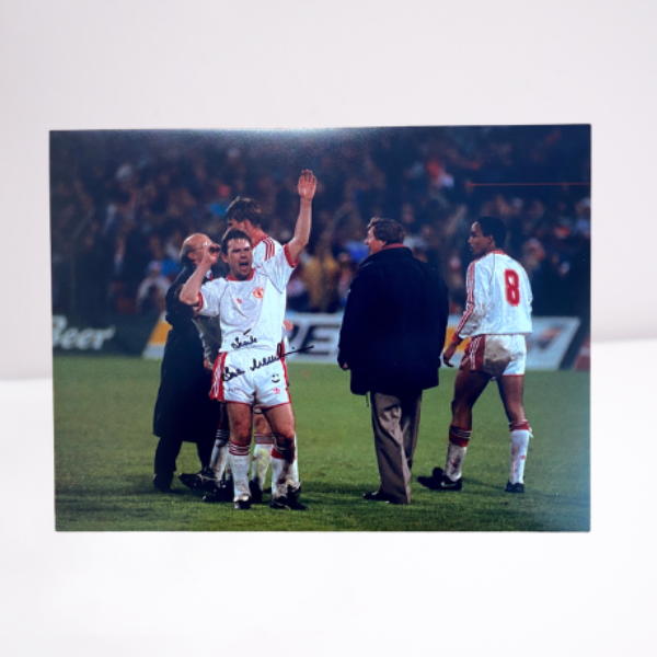 Brian McClair 1991 ECWC Celebration Signed Photo