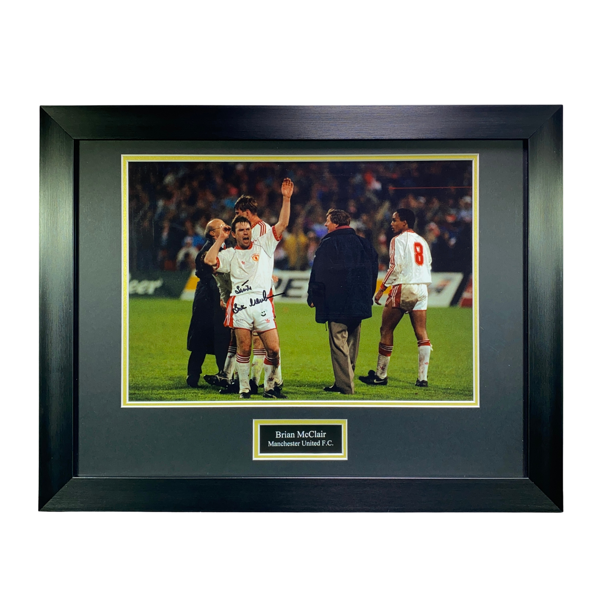 Brian McClair 1991 ECWC Celebration Signed Photo (L)