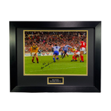 Brian McClair 1992 League Cup Winning Goal Celebration Signed Photo (L)