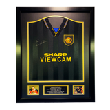 Brian McClair hand signed 1994 Black Away Shirt