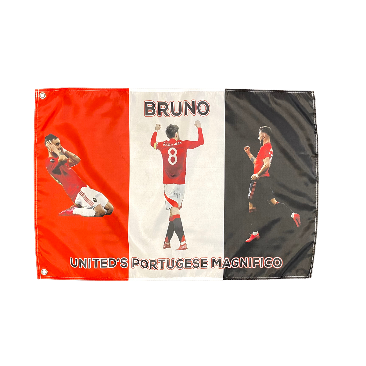 Bruno Fernandes "United's Portuguese Magnifico" Flag