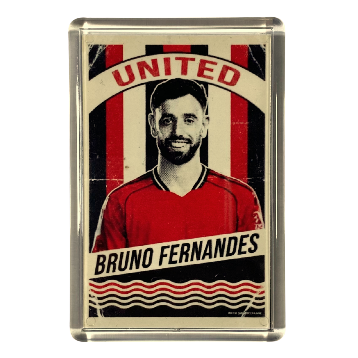 Bruno Fernandes Old School Programme Fridge Magnet