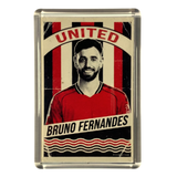 Bruno Fernandes Old School Programme Fridge Magnet
