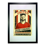 Bruno Fernandes Old School Style Programme Print (A3)