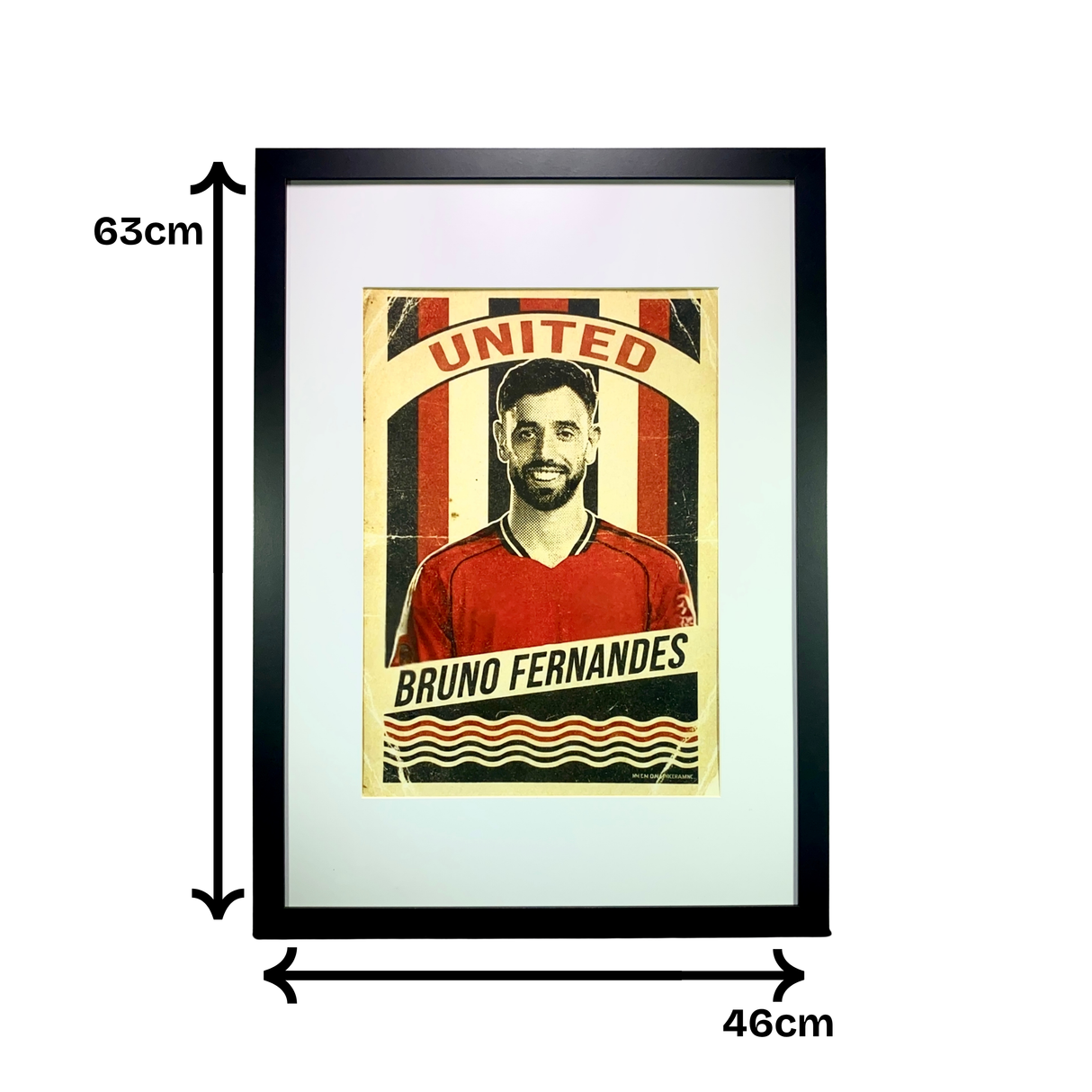 Bruno Fernandes Old School Style Programme Print (A3)