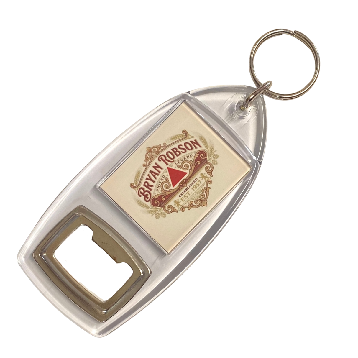 Bryan Robson Beer Logo Bottle Opener