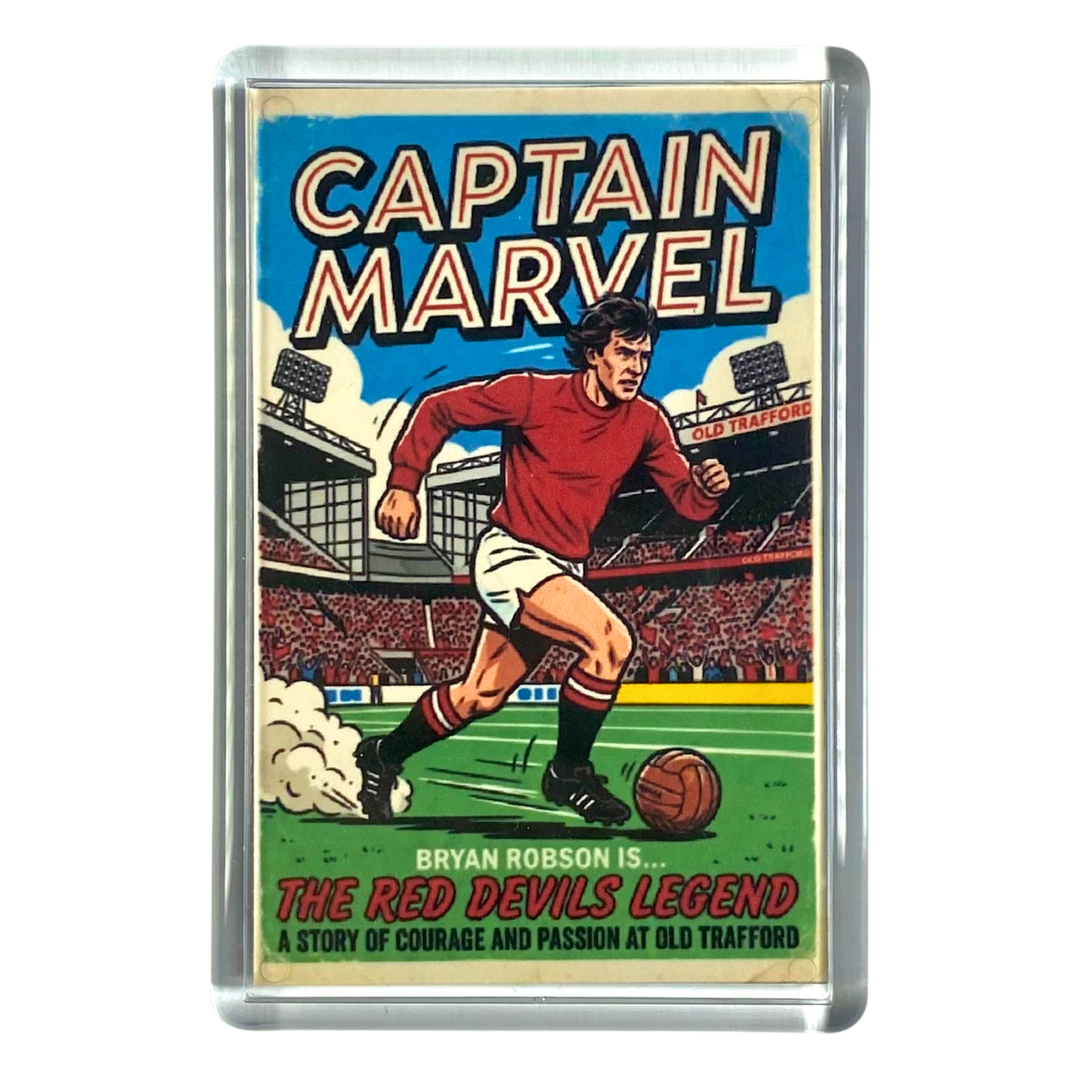 Bryan Robson "Captain Marvel" Fridge Magnet