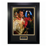 Bryan Robson 1991 ECWC Trophy Signed Photo (L)