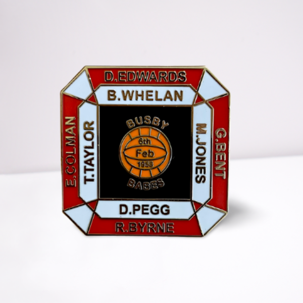 Busby Babes Square Badge