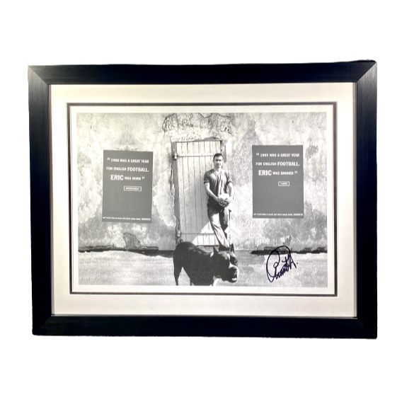 ERIC CANTONA SIGNED MANCHESTER UNITED PHOTO - 1966 WAS A GREAT YEAR FOR ENGLISH FOOTBALL