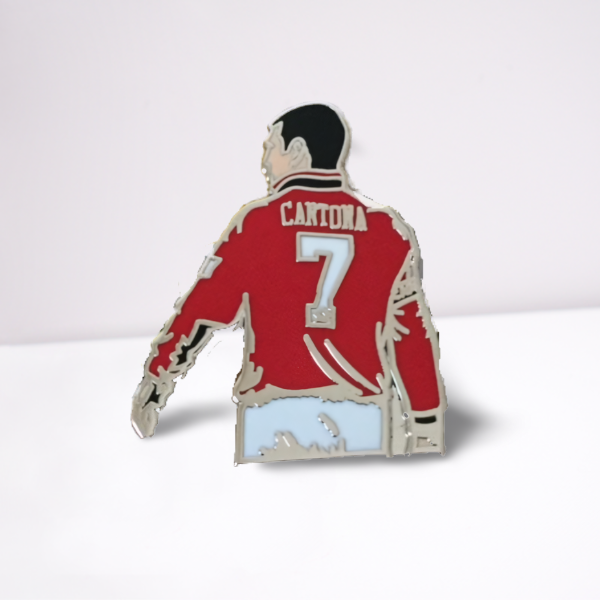 Eric Cantona Classic Pose Badge