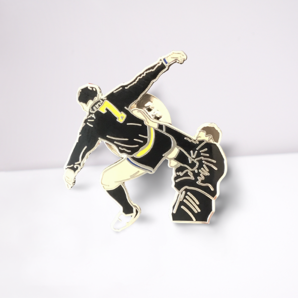 Eric Cantona Kung Fu Justice Badge