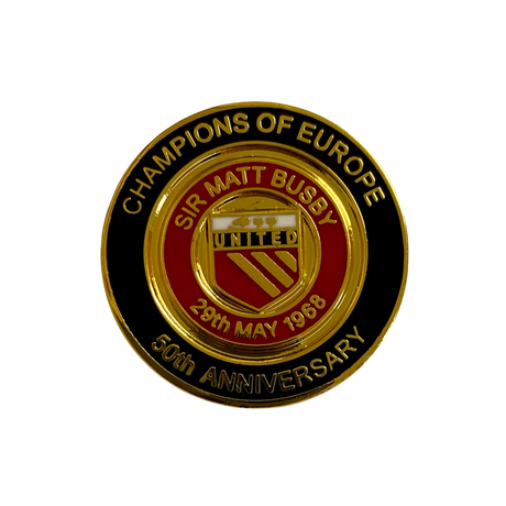 Champions of Europe - Sir Matt Busby 50th Anniversary Badge