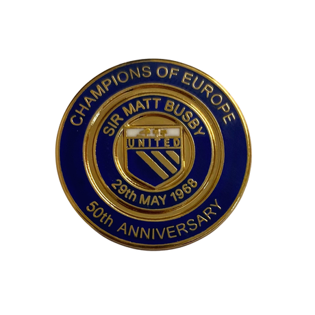 Champions of Europe - Sir Matt Busby 50th Anniversary Badge
