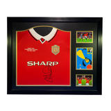Andy Cole Signed 1999 Manchester United Champions League Final Shirt
