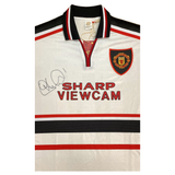 Andy Cole Signed 1999 White Away Shirt