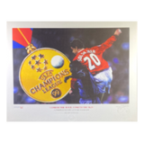 "Cometh the Hour, Cometh the Man" Artwork Print of Ole Solskjaer Iconic Moment (XL)