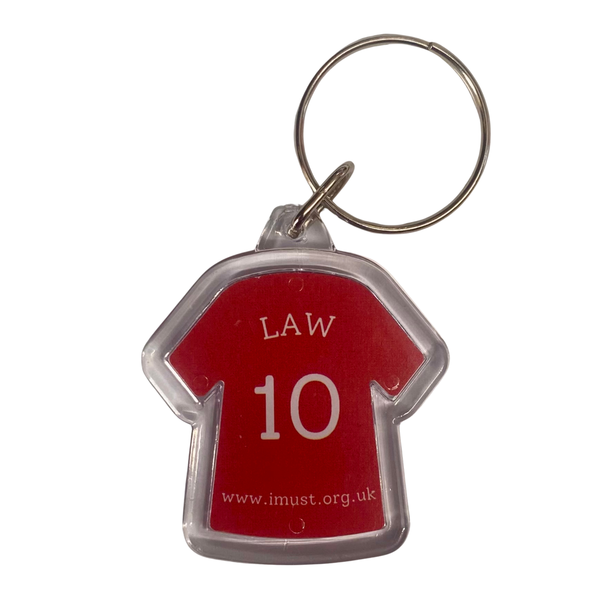 Denis Law Shirt Keyring